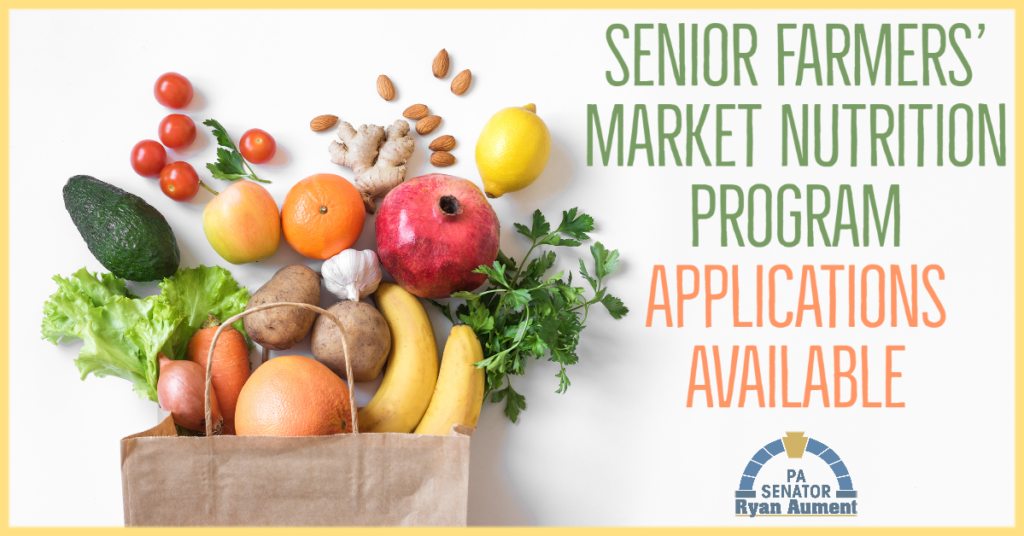 Senior Farmers' Market Nutrition Program Senator Ryan Aument
